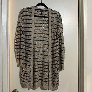 Jessica Simpson striped knit cardigan